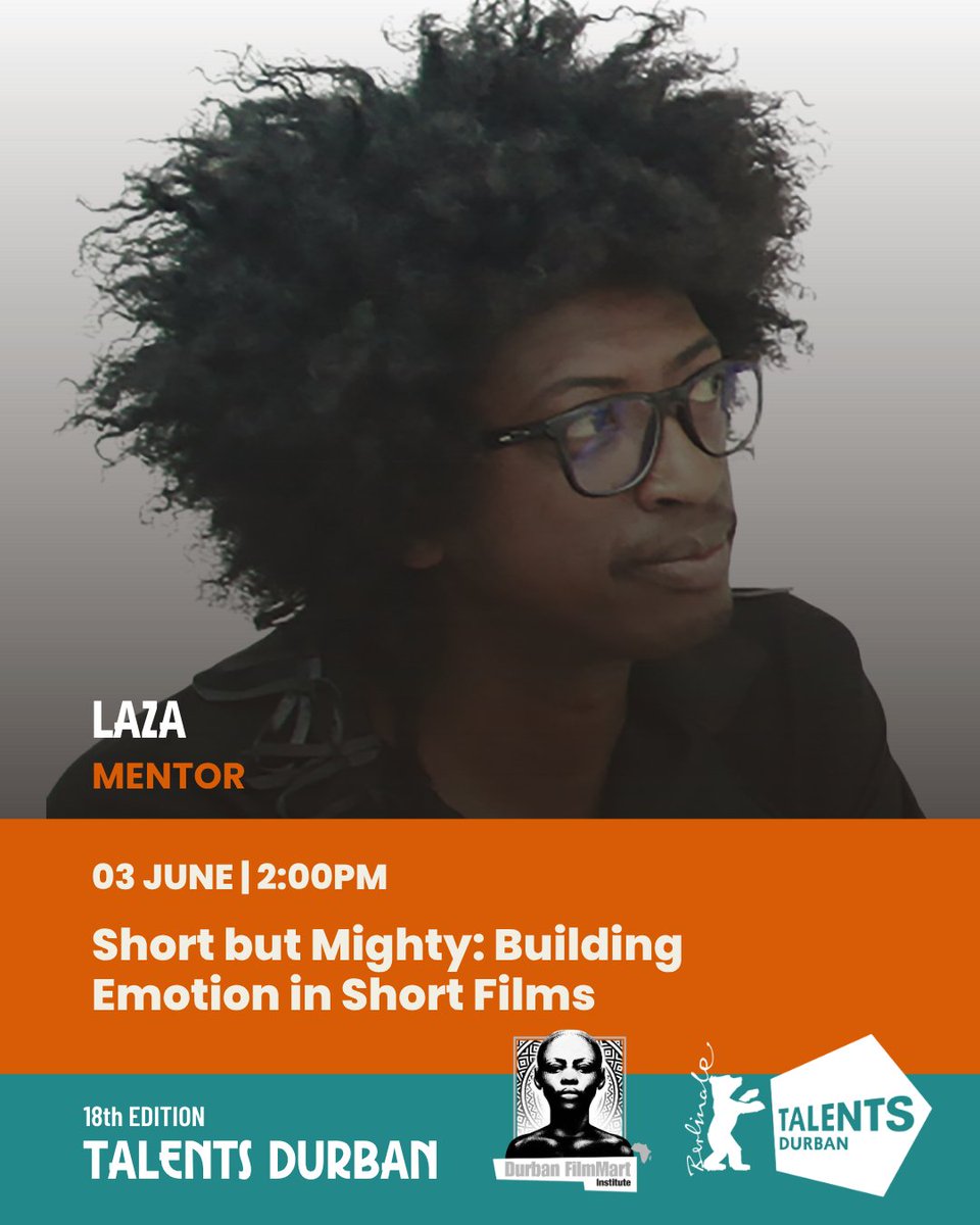 Meet the mentor!

ℹ️ About Laza:

Director and producer, and the President of APASER, the Pan-African Alliance of Screenwriters and Directors. He's the Founding Director of Rencontres du Film Court de Madagasikara.

#talentsdurban2025 #DFM2025 #AfricanCinema