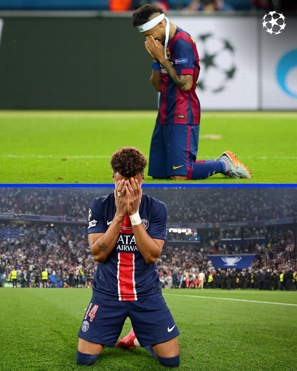 ChampionsLeague's tweet photo. "I've always been inspired by Neymar" 📸

#UCL https://t.co/bBg18Sip58