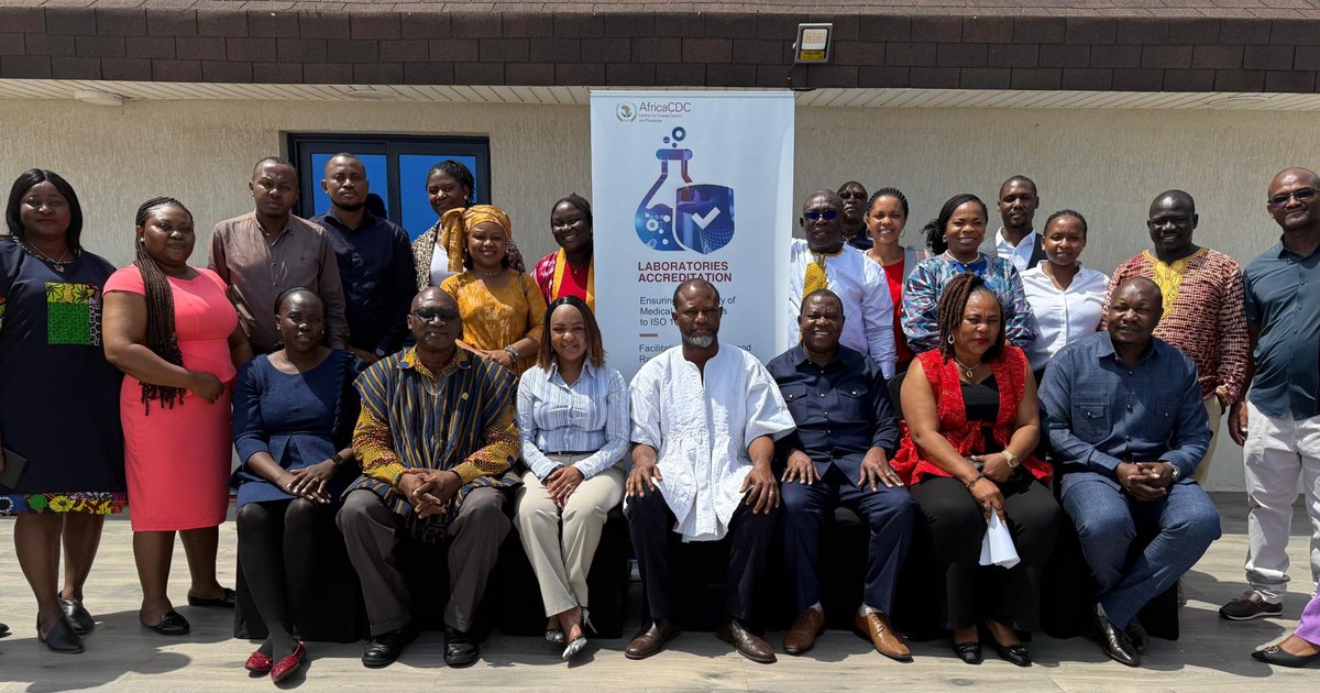 Africa needs more qualified lab assessors.

And we’re building that capacity.  

With the <a href="/WorldBank/">World Bank</a> support, <a href="/AfricaCDC/">Africa CDC</a> trained 23 experts from 10 <a href="/_AfricanUnion/">African Union</a> Member States in Ghana to meet ISO 15189:2022 standards, a set of international rules that helps medical laboratories