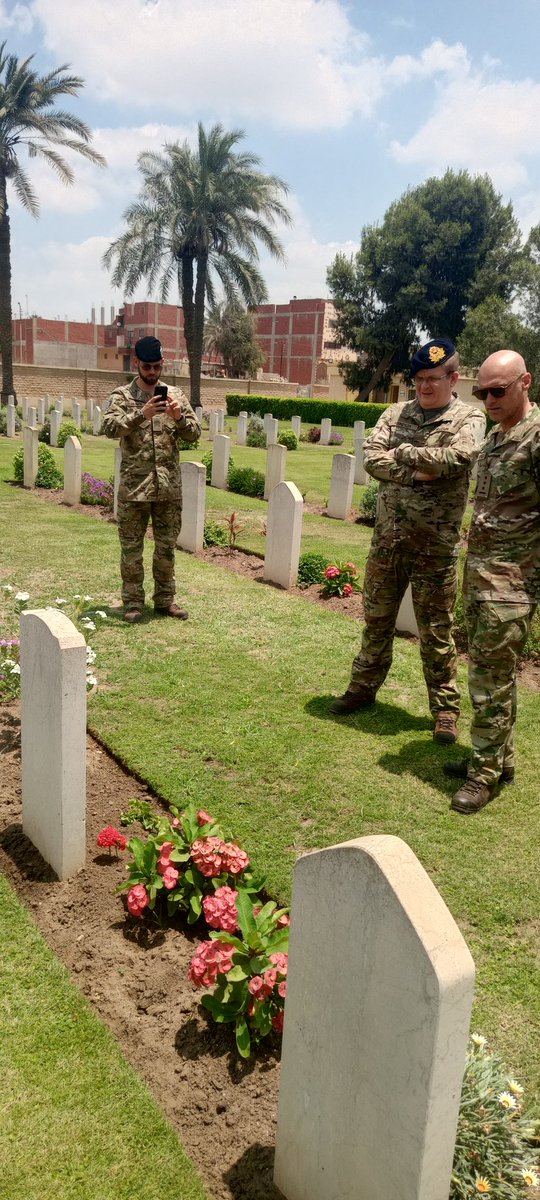 MatrawyWalid's tweet photo. Today's visit of the Belgian Military Attaché to the Tel El Kebir War Memorial Cemetery @CWGC @AAPAComms @Ahmed_AAalSayed @baghdady_rashed https://t.co/l4U7vVbwDI
