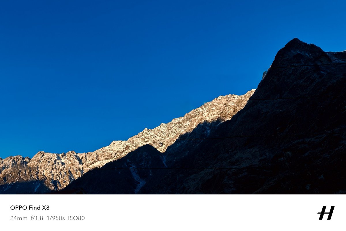 shutterbugyash's tweet photo. Mountains are the silent priests of the Earth — still, timeless, eternal. With the OPPO FIND X8, I don’t just capture their image… I capture their soul.
@ShotonOppo @OPPOIndia 
#oppofindx8
#shotonoppo #PhotographyIsArt #mountains #northsikkim https://t.co/mDf8WPnBqc