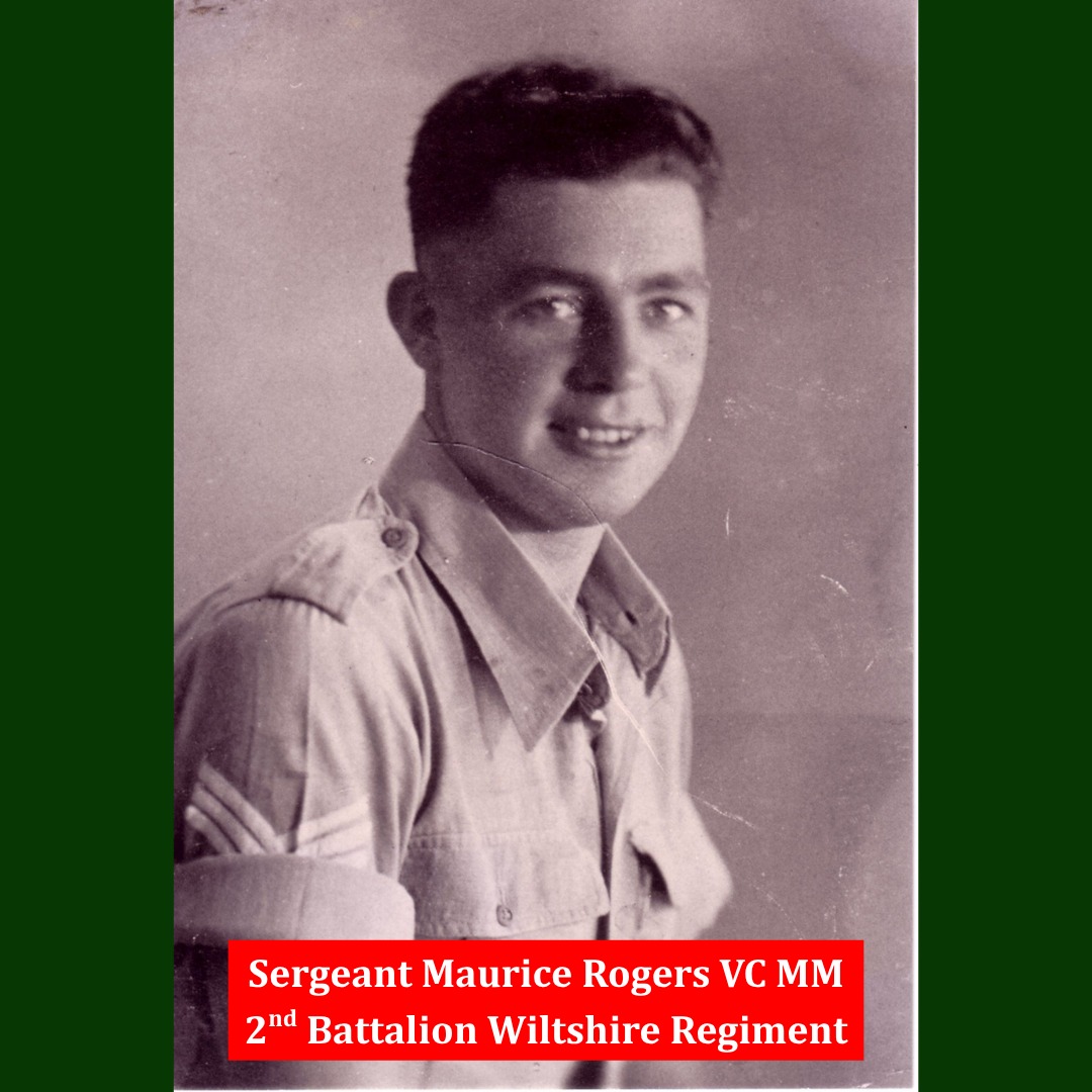 alberttopcat's tweet photo. On this day in 1944 Sgt Maurice Rogers 2nd Bn Wiltshire Reg was KIA at Anzio &amp; posthumously awarded the VC. His Bn was held up by stubborn german MGs &amp; he dashed ahead of his platoon thru heavy MG fire, firing his Tommy gun &amp; throwing grenades. He wiped out several MG nests but https://t.co/wlVpA4kZnv