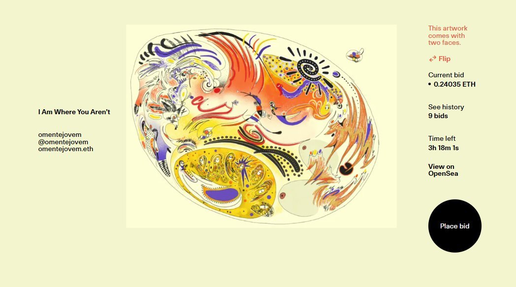 Throwing my hat in the ring. 
It's a nice hat. 🎩✨

Been a long time since I've last bidded, but I really enjoyed seeing <a href="/omentejovem/">omentejovem</a> 's work in person at <a href="/silkarthouse/">SILK</a> ! 😍