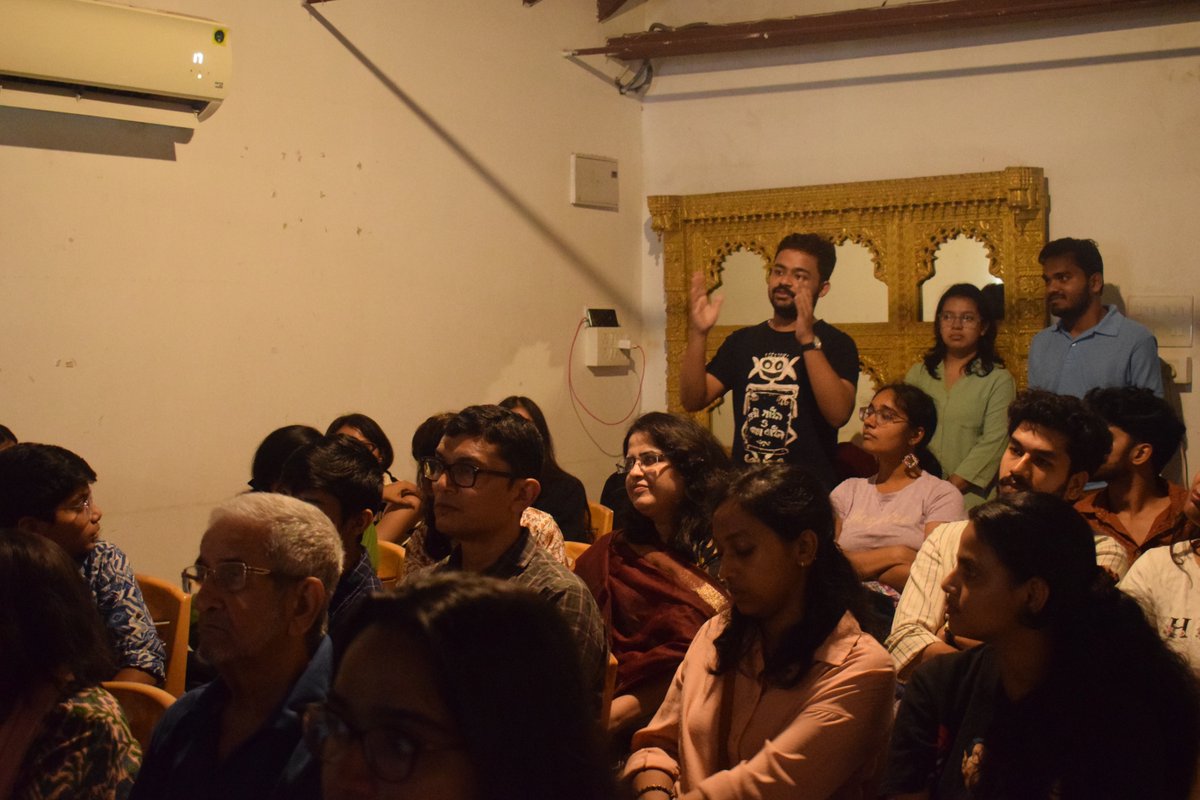 TIFR Hyderabad (@tifrh_buzz) on Twitter photo (1/2) Dire wolves may not have made a comeback but Sawaal-Jawaab has! We had a full house last Saturday at Aaromale where <a href="/Manishj29/">Manish Jaiswal</a> explored the fundamental concepts of gene editing, related ethical challenges, the promises and risks. (1/2) Dire wolves may not have made a comeback but Sawaal-Jawaab has! We had a full house last Saturday at Aaromale where <a href="/Manishj29/">Manish Jaiswal</a> explored the fundamental concepts of gene editing, related ethical challenges, the promises and risks.