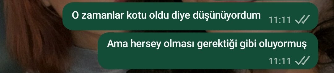 Bazen bir şeyleri anlamak için zaman geçmesi gerekiyormuş