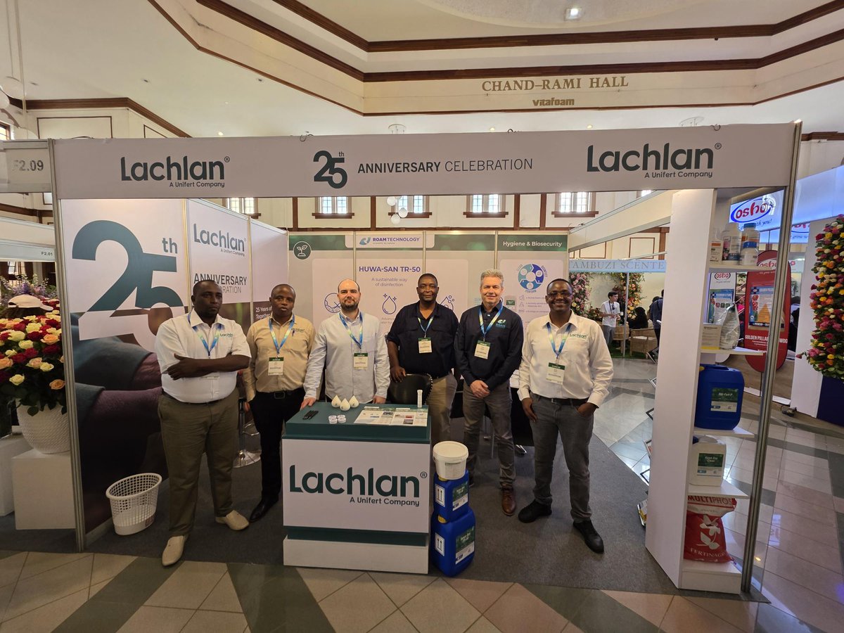 RoamTechnology's tweet image. From today until Thursday, our team and our Kenyan partner @LachlanKenya,who are celebrating their 25th anniversary, are present at the International Floriculture Trade Expo (IFTEX),the biggest #floriculture exhibition in Kenya. Be sure to pay us a visit!

#HuwaSan #disinfection