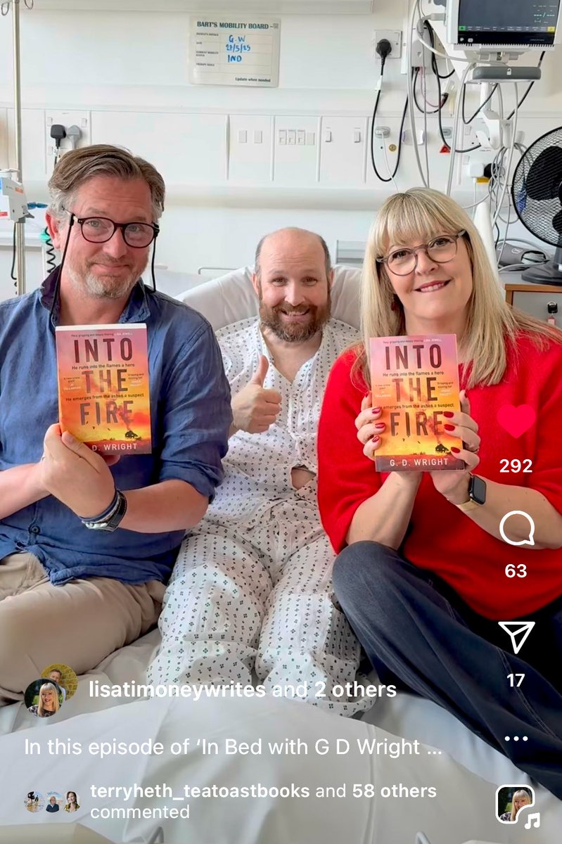 Love this man.
Love this book.
#IntoTheFire is out on Thursday and available to preorder right now…