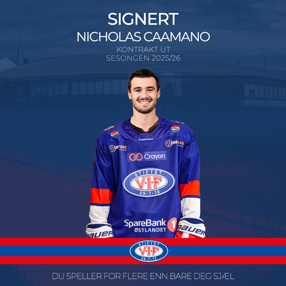 VIFhockey's tweet image. Den tidligere Dallas Stars-løperen Nick Caamano har signert for Vålerenga!

Les mer i appen eller her: 
vif-hockey.no/article/sr1asx…

#2hockey #hockey #vifhockey #tdjd