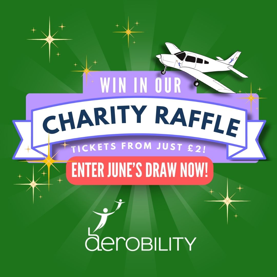 The winner for May's 50/50 raffle has been contacted!

If you were unlucky this time, don’t worry! June’s draw is NOW OPEN. 

Use this link to play now, good luck!  :  uk.givergy.com/aerobility5050