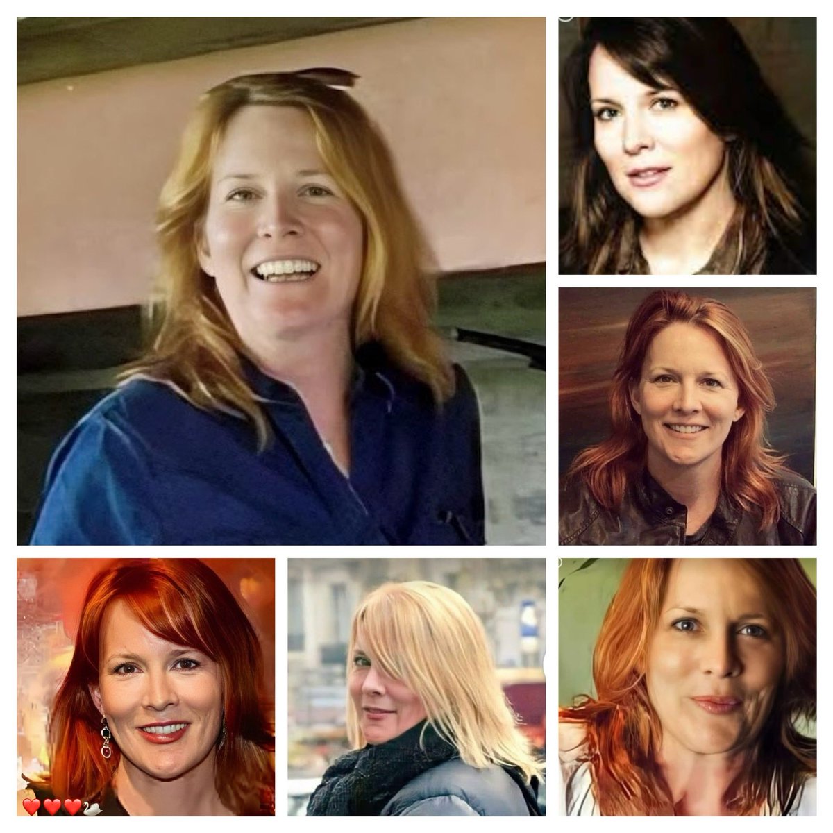 Red
Auburn
Brown
Brunette
Blond
Honey
Golden……

Who cares as long it surrounds this beautiful face! 💚
Happy Tuesday 🩵