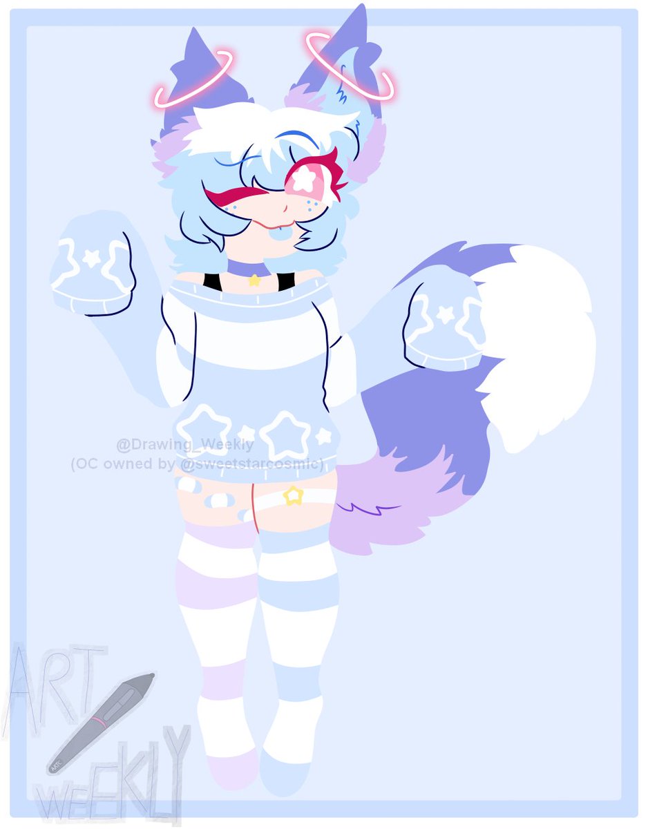 Drawing People I Like Weekly! (Goal 1 Year) (@drawing_weekly) on Twitter photo Week 5: Cosmic
I don't really draw humans, so this was something new to me. But I think the hours payed off and the end result turned out well!
<a href="/sweetstarcosmic/">Cosmic π¦π VTUBER</a> Week 5: Cosmic
I don't really draw humans, so this was something new to me. But I think the hours payed off and the end result turned out well!
<a href="/sweetstarcosmic/">Cosmic π¦π VTUBER</a>