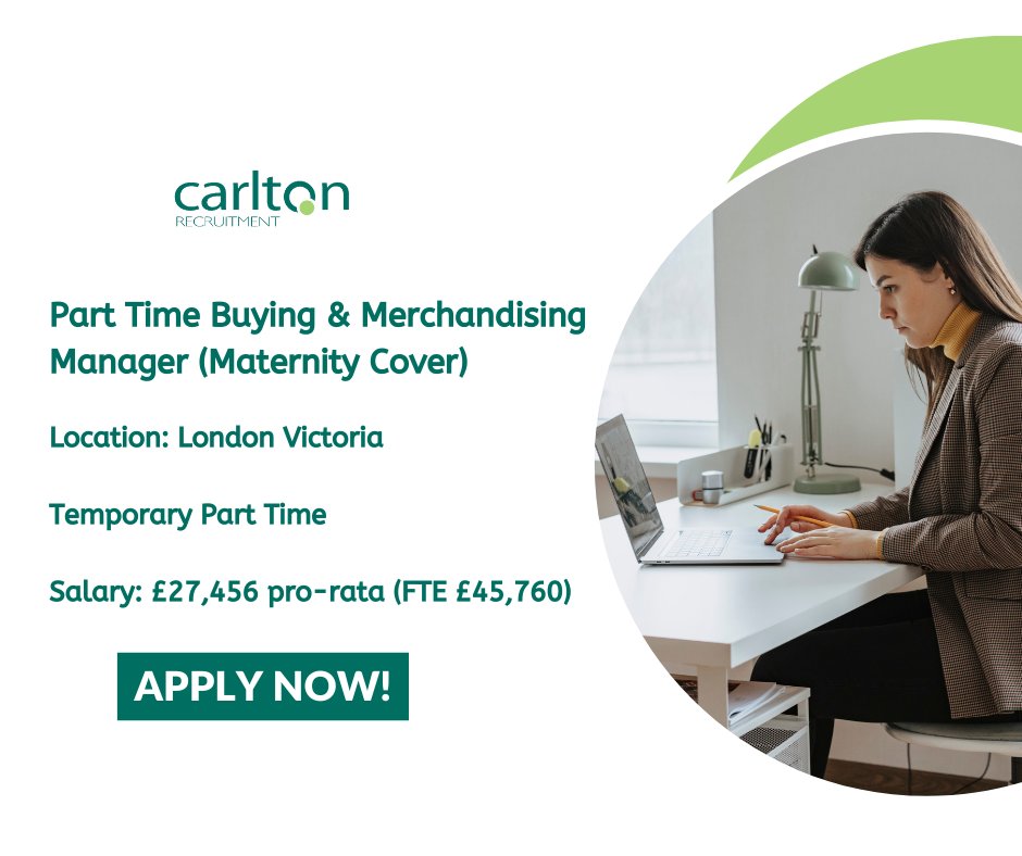 CarltonRecruit's tweet photo. Our client is looking for a temporary maternity cover Buying and Merchandising Manager to work with their broader communications and marketing team https://t.co/MMFJjydNgQ  #MerchandisingJobs #MaternityCover https://t.co/1wb3I3inNF