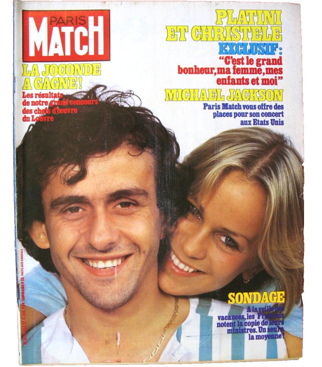 Francia en 2025: Ousmane Dembélé con su pareja.

Francia en los 80: Michel Platini con su pareja.

Progresismo lo llaman...🙄