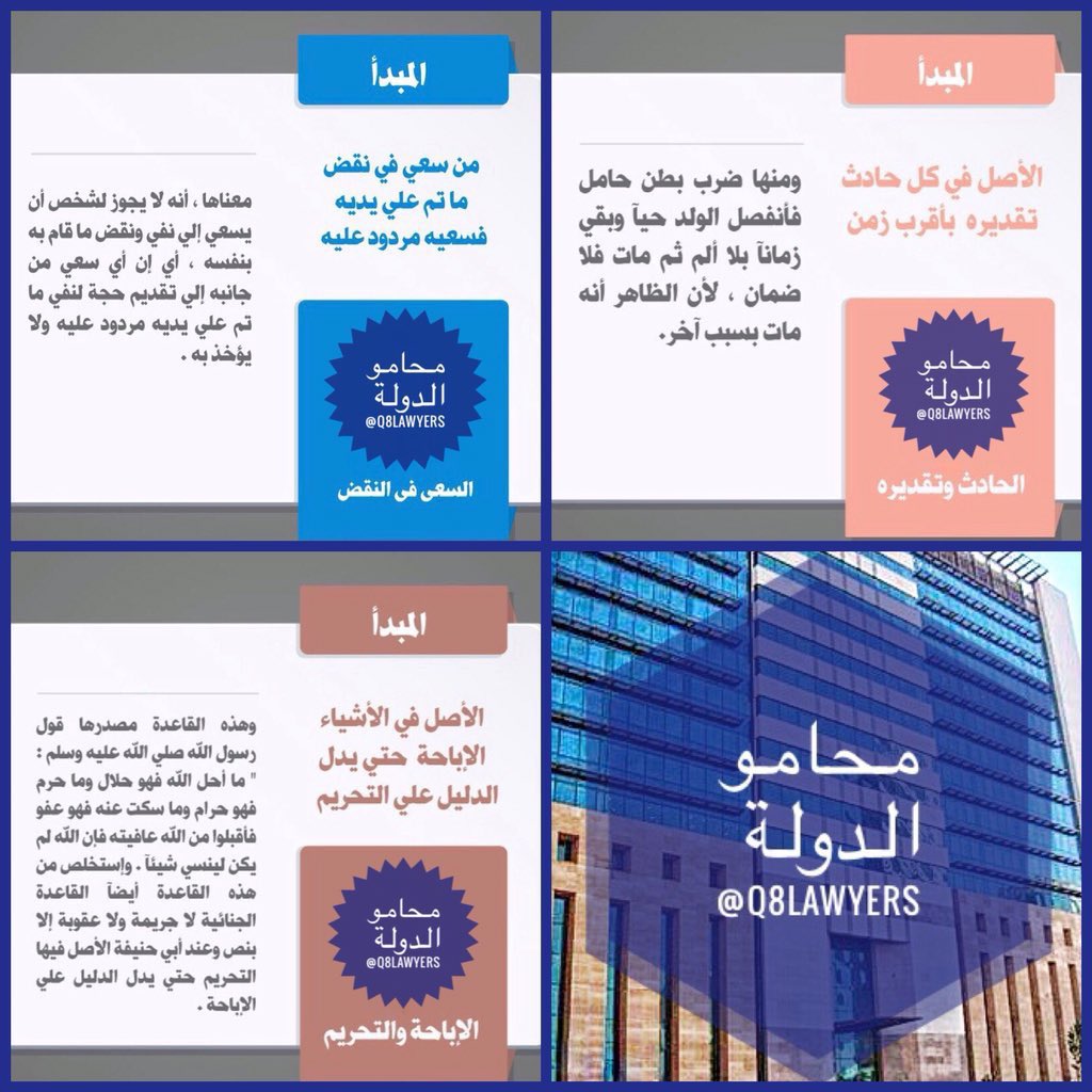 تعريفات لبعض القواعد العامة :
————————————-