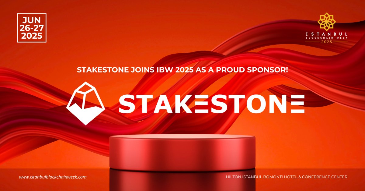 Istanbul Blockchain Week (@istanbulblockwk) on Twitter photo 💥 Sponsor Announcement!
We’re excited to welcome <a href="/Stake_Stone/">StakeStone</a> as a Sponsor for #IBW2025!
StakeStone is an omnichain liquidity asset protocol building an adaptive staking network for liquid ETH / BTC.
Meet them in Istanbul at Türkiye’s biggest Web3 event.
📍 June 26–27 | 💥 Sponsor Announcement!
We’re excited to welcome <a href="/Stake_Stone/">StakeStone</a> as a Sponsor for #IBW2025!
StakeStone is an omnichain liquidity asset protocol building an adaptive staking network for liquid ETH / BTC.
Meet them in Istanbul at Türkiye’s biggest Web3 event.
📍 June 26–27 |