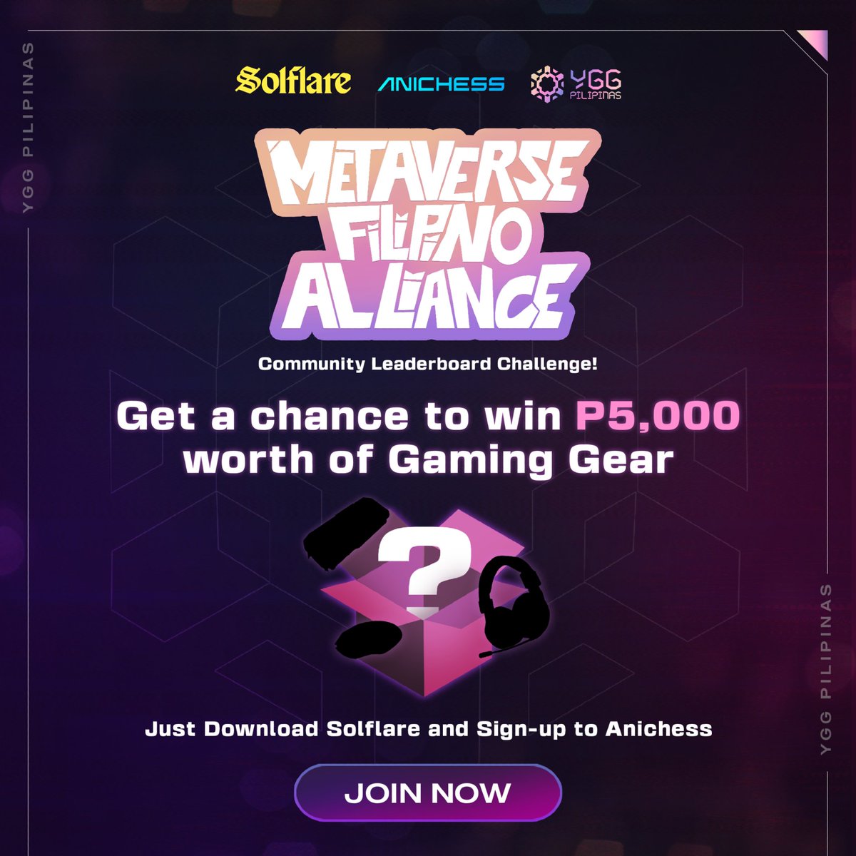 Do you need to upgrade your gaming gear? 🎮

We’ve got great news for you! Join the MFA Community Leaderboard Challenge and get a chance to win gaming gear worth ₱5,000! 🤩

Just follow the steps and register through the link below to qualify:
forms.gle/vigVsoXNyUonPa…

Open to