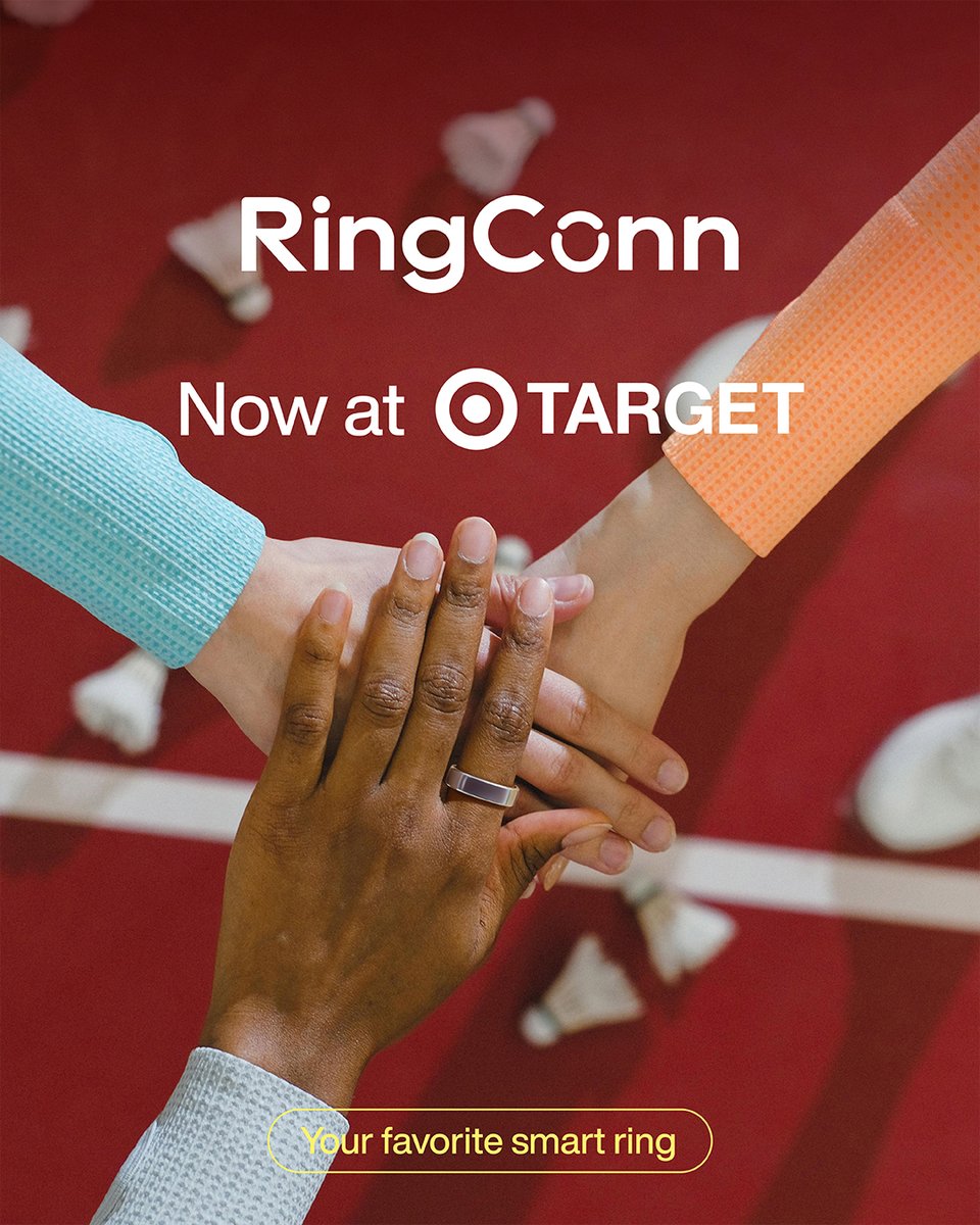 RingConn Gen 2 is now available at <a href="/Target/">Target</a> 
We’re excited to bring our leading smart ring to more users across the U.S. — now accessible online at Target.
👉 Start your journey here: bit.ly/4kjDYW2 [Size First:bit.ly/3Z1Sn0w]
.
#RingConn #RingConnGen2 #SmartRing