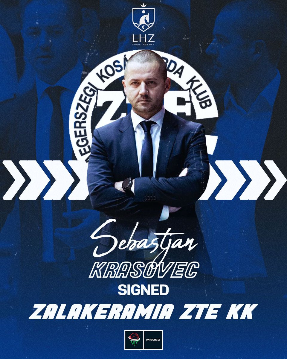 Coach Sebastjan Krasovec is back to the <a href="/Hunbasket1/">Hunbasket</a> as he has signed with Zalakerámia ZTE KK for the season 2025/2026. 

Congratulations and good luck, Seb!

#LhzSportAgency