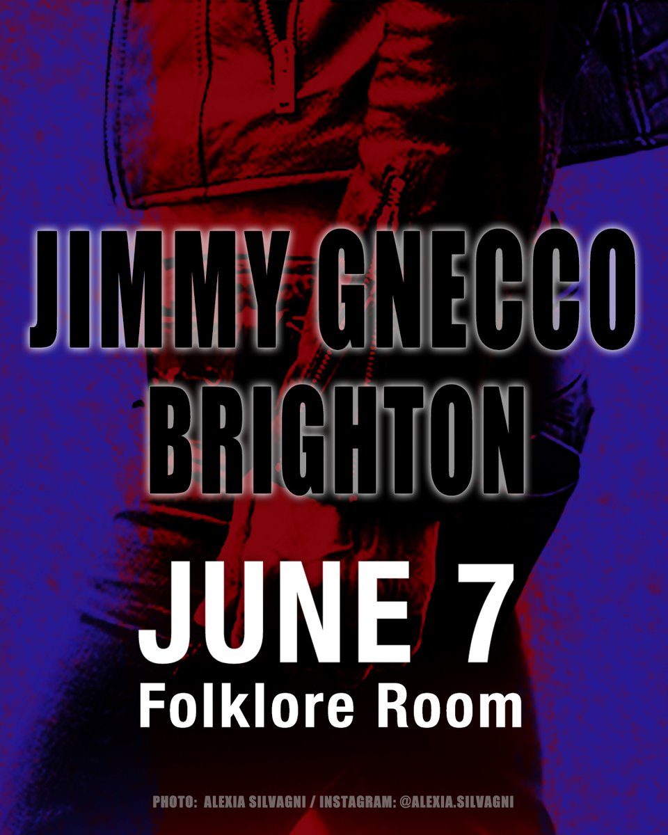 Jimmy Gnecco (@jimmygnecconews) on Twitter photo <a href="/JimmyGneccoNews/">Jimmy Gnecco</a> (of OURS) June 7 in Brighton <a href="/folklorerooms/">The Folklore Rooms</a> with special guest <a href="/_JoeLittle_/">Joe Little</a>
ON SALE NOW
seetickets.com/event/jimmy-gn… <a href="/JimmyGneccoNews/">Jimmy Gnecco</a> (of OURS) June 7 in Brighton <a href="/folklorerooms/">The Folklore Rooms</a> with special guest <a href="/_JoeLittle_/">Joe Little</a>
ON SALE NOW
seetickets.com/event/jimmy-gn…