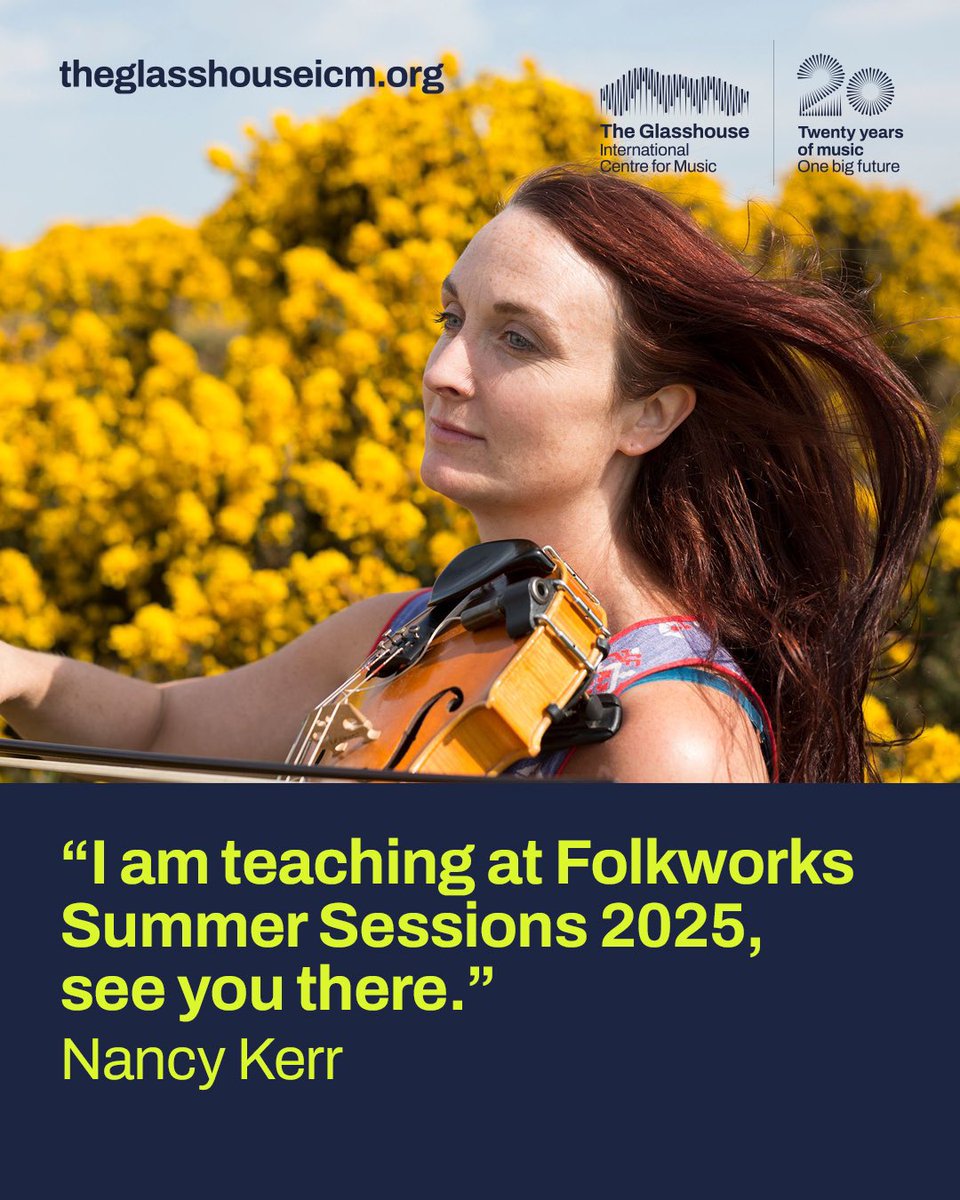 Nancy Kerr (@nancykerrmusic) on Twitter photo I’m really looking forward to teaching at the Folkworks Summer Sessions at <a href="/glasshouseicm/">The Glasshouse International Centre for Music</a> in July! Book your tickets now for what I’m sure will be a brilliant few days of music making and fun.
theglasshouseicm.org/whats-on/folkw… I’m really looking forward to teaching at the Folkworks Summer Sessions at <a href="/glasshouseicm/">The Glasshouse International Centre for Music</a> in July! Book your tickets now for what I’m sure will be a brilliant few days of music making and fun.
theglasshouseicm.org/whats-on/folkw…