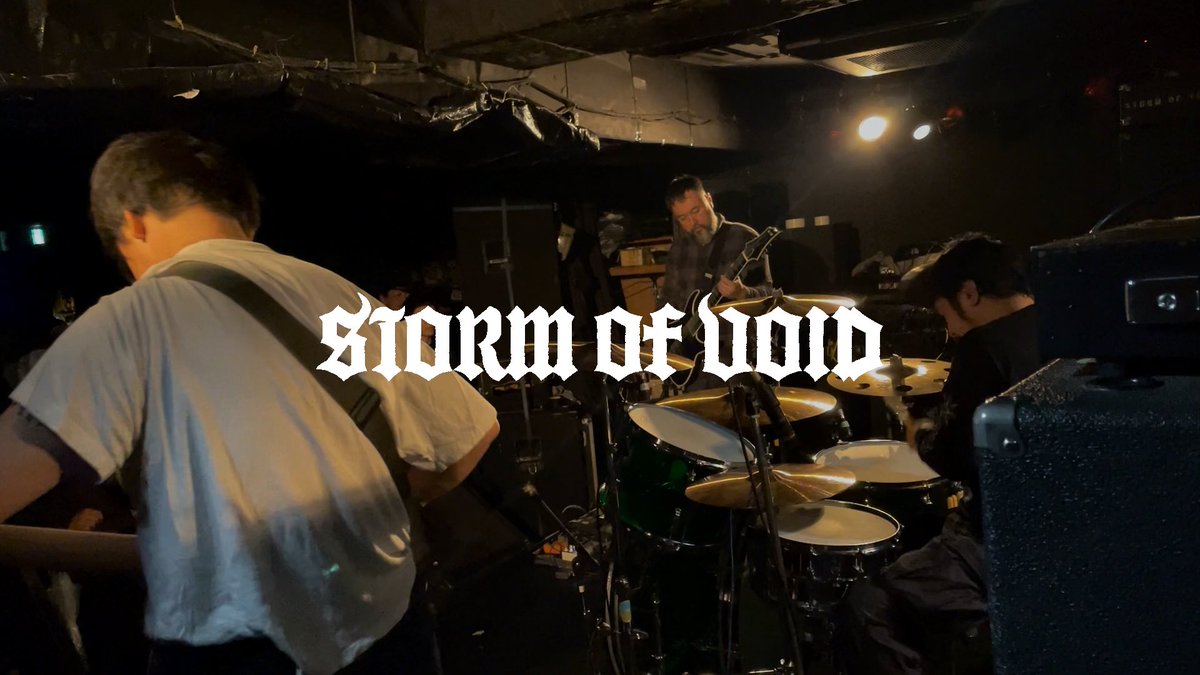 【NEW VIDEO UP】
STORM OF VOID - INDUS at 新大久保EARTHDOM [05/31/2025] youtu.be/Be7mcLQCj50?si… <a href="/YouTube/">YouTube</a>より