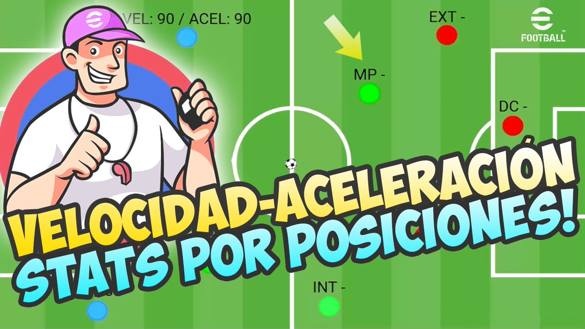 🏆 LAS STATS IDEALES DE VELOCIDAD Y ACELERACIÓN EN EFOOTBALL 🏆 

youtu.be/6CYZP1R1rDY?si… 

#eFootball #eFootball2025 #efootballmobile