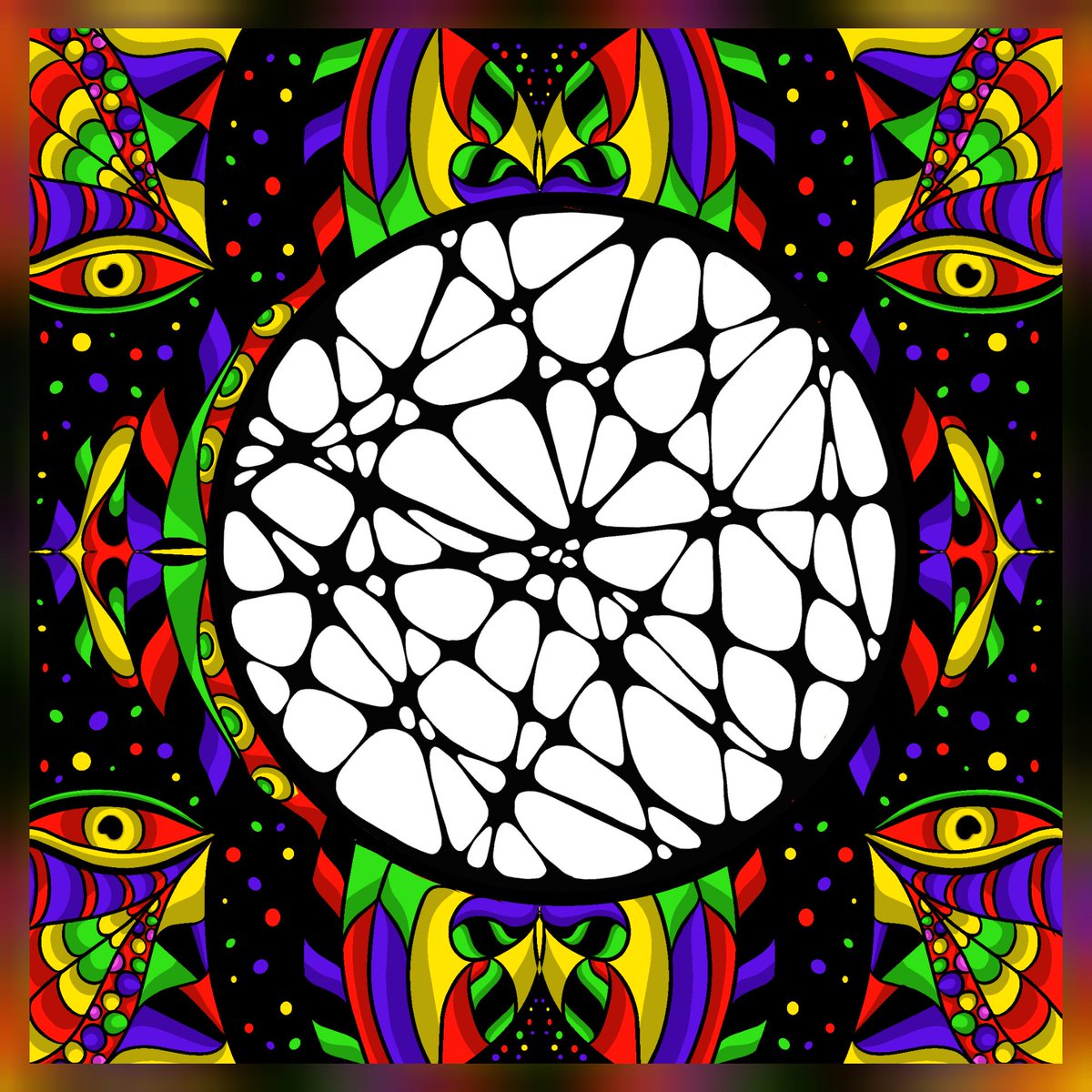 My Collab with One of the Talented Friends <a href="/so_gol_nzy/">So_gol</a> 

" TRIPPY VIBES " ⚛️
- 6 #xtz 🔗

objkt.com/tokens/KT1ASJG…