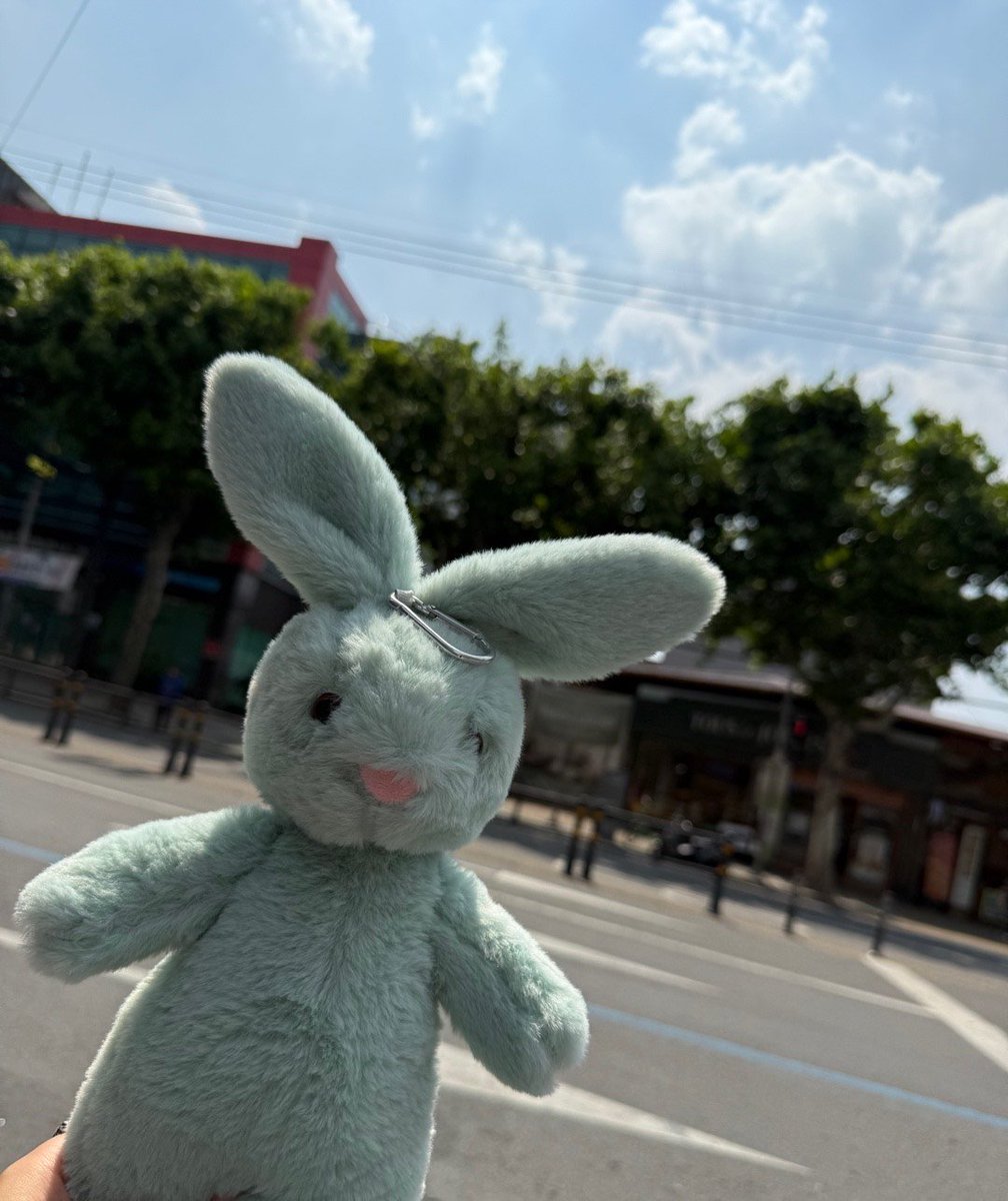 明日からプレゼントでもらったウサギの筆箱と一緒に日本語の塾に一生懸命通うこと✏️✏️