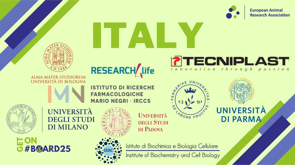 These organisations got on #BOARD25 in Italy.  
Show your support and share on #BOARD25