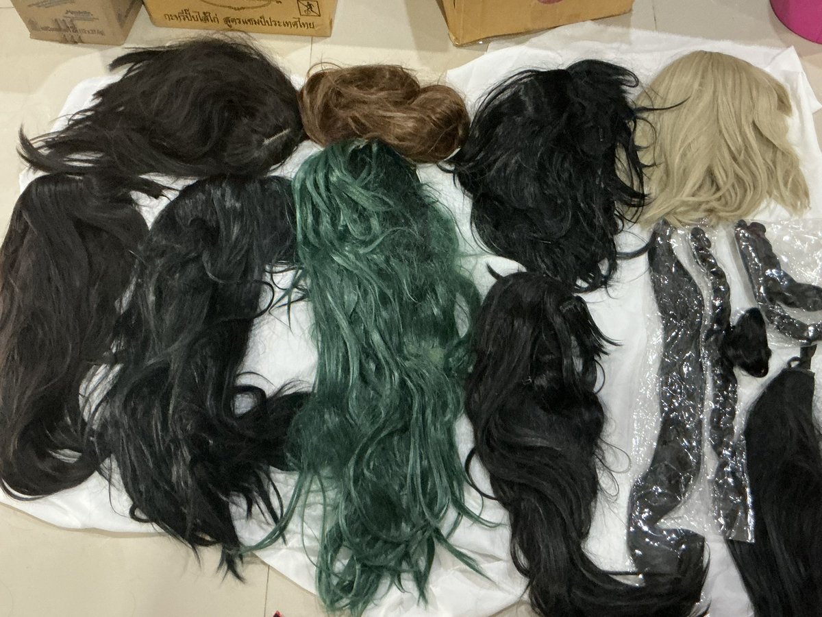 #ปล่อยด่วน  #โล๊ะ 

หาคนรับเหมาวิกหลายสภาพค่าา
ได้วิก 8 หัว หมดนี่ 600  แถมพวกผมสำหรับต่อมุมขวาทั้งหมด
ถ้าเจอวิกสั้นในบ้านอีกจะแถมไปให้อีกค่ะ
ค่าส่งอีเอมเอส ออกให้ก่อนได้ค่ะ +  100 ได้ของแล้วค่อยจ่าย

#ตลาดนัดcosplay #ตลาดนัดชุดคอส #วิกผม #วิกมือสอง #สินค้ามือสองราคาถูก