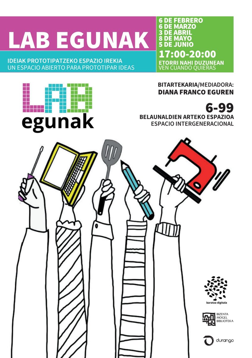 LAB egunak EKAINAK 5 JUNIO (Osteguna/Jueves) - eepurl.com/jge0LY