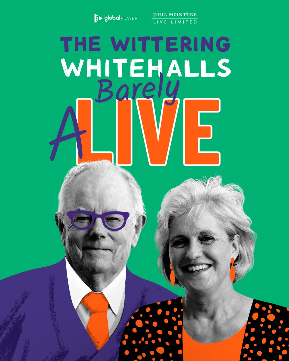 Strong opinions. Comfy-ish chairs. Michael threatening to leave early.

The Wittering Whitehalls: Barely Alive is hitting the road.

Tickets on sale now: thewitteringwhitehalls.co.uk

#LiveTour #TheWitteringWhitehalls