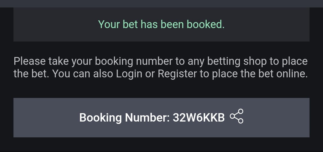 Zeal (@_zeal13) on Twitter photo 3 odds on <a href="/Bet9jaOfficial/">Bet9ja: The home of #betBOOM! 💣</a>
Booking number 👉 32W6KKB
Don't have a Bet9ja account?
Register here 👉 shorturl.at/J17mU 3 odds on <a href="/Bet9jaOfficial/">Bet9ja: The home of #betBOOM! 💣</a>
Booking number 👉 32W6KKB
Don't have a Bet9ja account?
Register here 👉 shorturl.at/J17mU