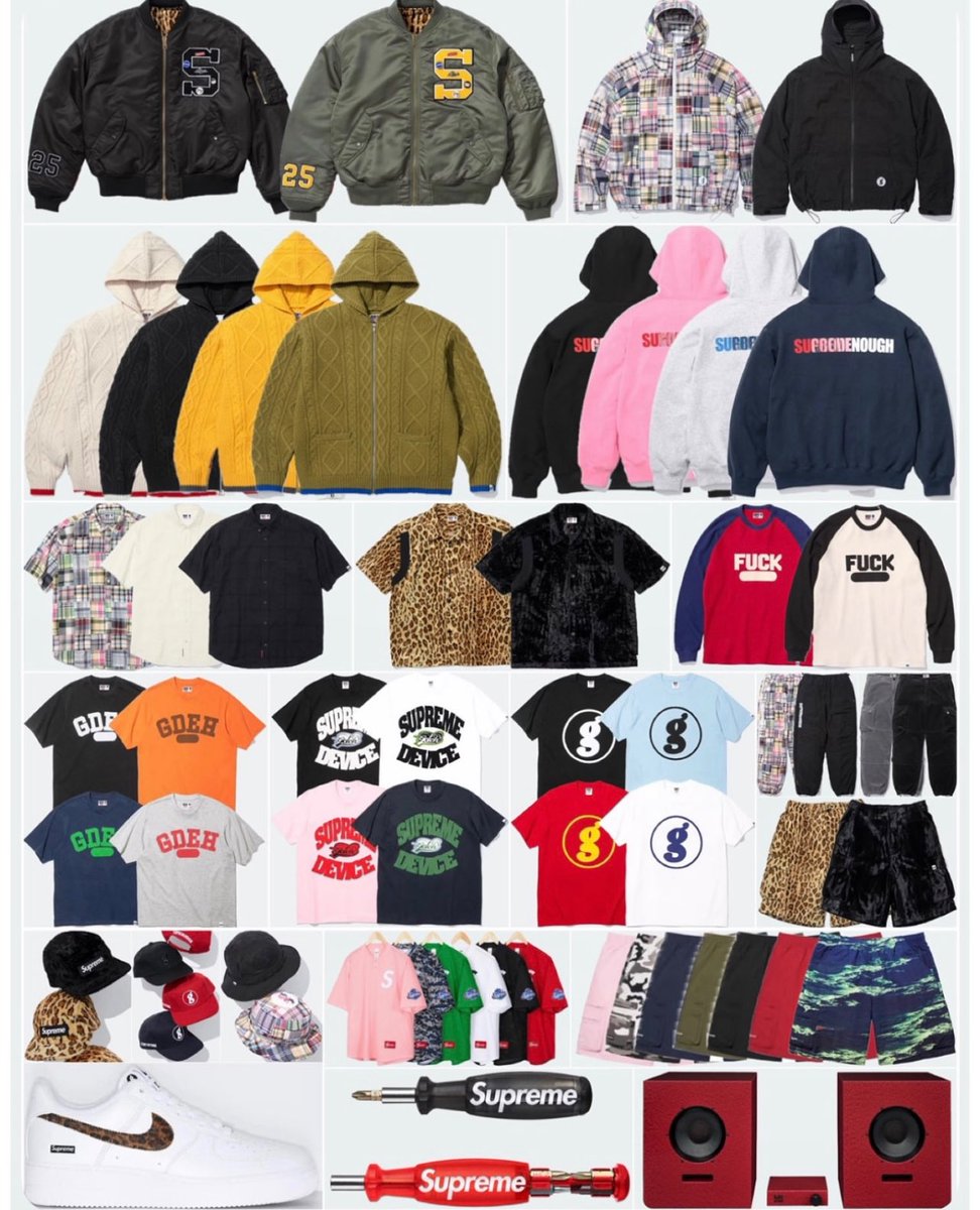 Fixer_x_daikou's tweet photo. 💥Supreme week15 オンライン代行募集💥

🟢期限:6/6（金）23時まで

🟢代行希望の方はDMにてご連絡下さい。

🟢successポストして頂いた方並びに以前アンケートお答えいただいた方は必ず依頼時割引適用の旨をお伝えください！

※フォロー＆ＲＰにて1名様へ無料代行を行います。

#Supreme代行
#代行 https://t.co/78b6gzwGpe