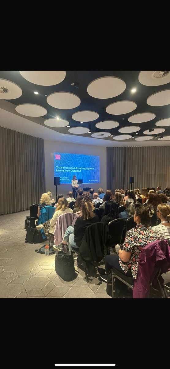UKTMN's tweet image. #UKTMN2025
Dr. Victoria Shepherd (Principal Research Fellow, Cardiff University) opened today’s sessions with her presentation on Trials Involving Adults Lacking Capacity: Lessons from CONSULT.