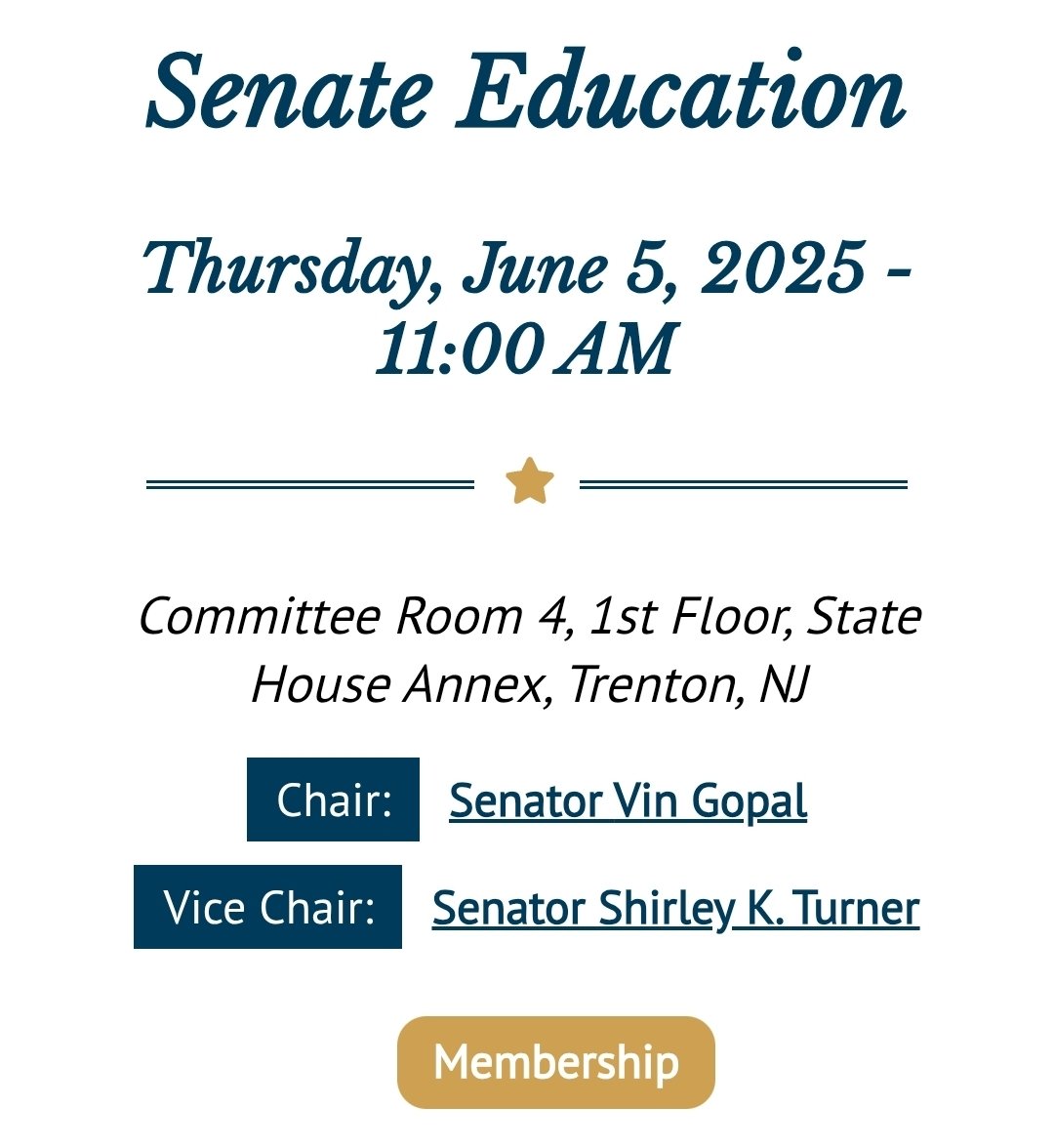 DeAngelisCorey's tweet image. Here is the bill scheduled in the New Jersey Senate Education Committee on THURSDAY at 11am ET.