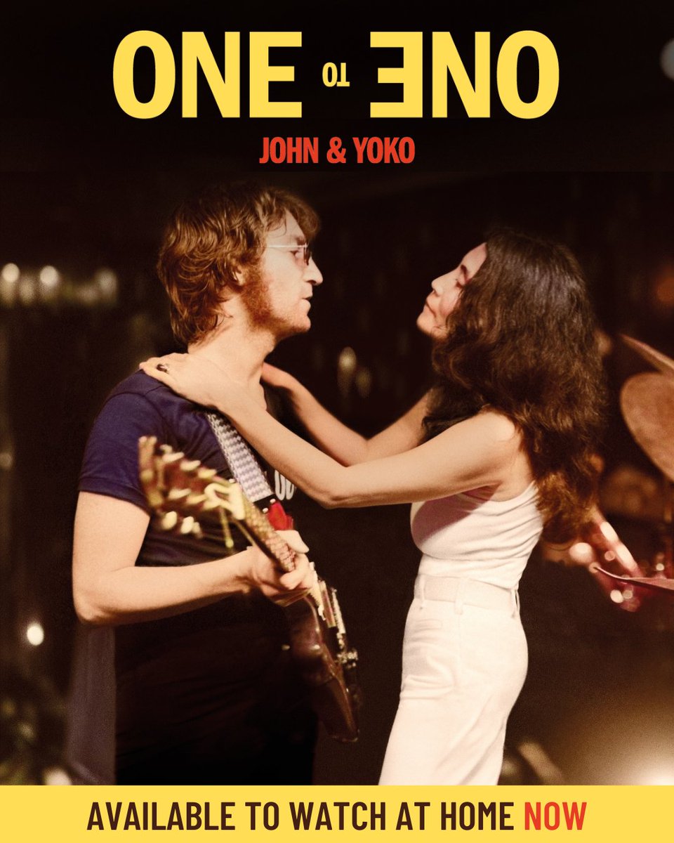 johnlennon's tweet image. ONE TO ONE: JOHN & YOKO
bit.ly/OneToOneDigital
From Madison Square Garden to your living room.
ONE TO ONE: JOHN & YOKO is now available to watch at home in the UK/IRE