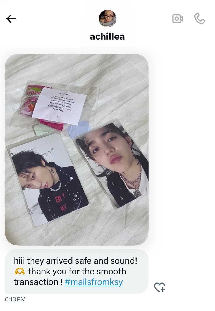 ksytracks's tweet photo. #mailsfromksy 🤍✨ https://t.co/Rni22ta0wa