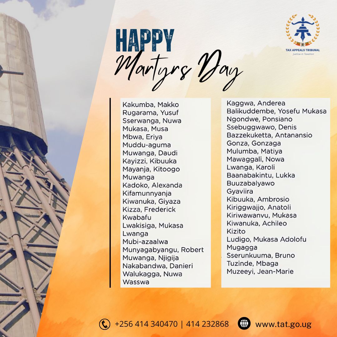 Happy Martyrs' Day