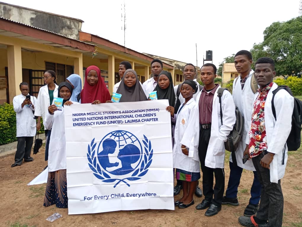 realTMA's tweet photo. Commemorating WORLD MENSTRUAL HYGIENE DAY with NIMSA-UNICEF LAUMSA and SCOPH LAUMSA.

Let's sensitize the female child, it's their right to know. https://t.co/828segHNF9