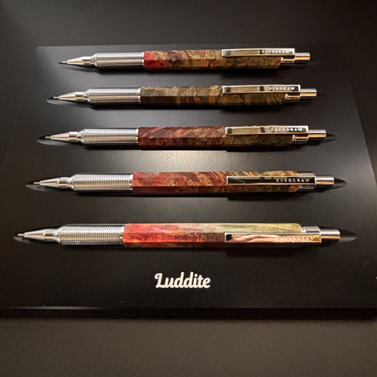 Luddite EVERDRAW 銘木モデル スタビ イエローナイフ Luddite EVERDRAW