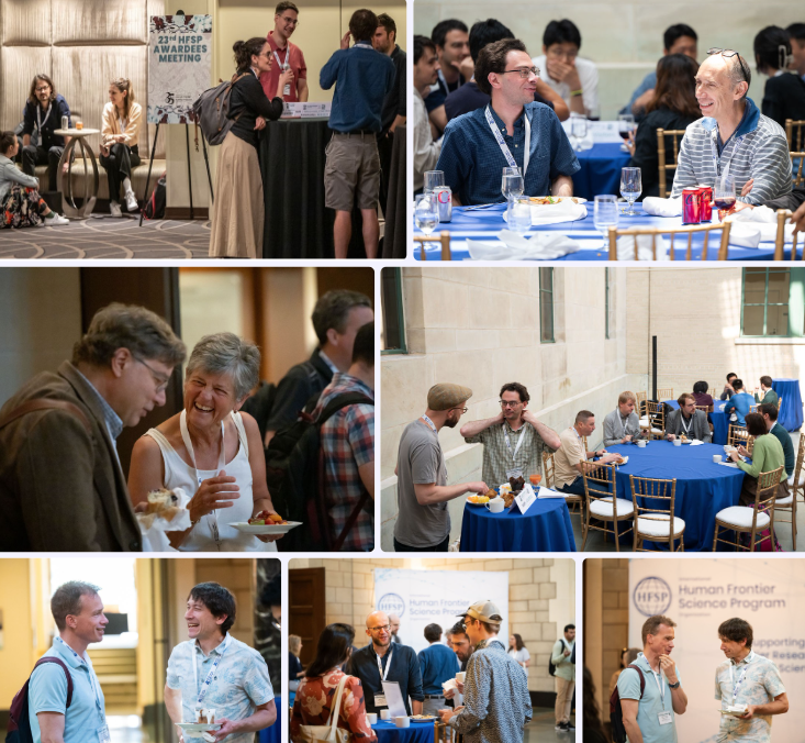 ☕ Some of the world’s most exciting collaborations started over coffee at an HFSP Awardees meeting.

New connections, wild ideas, and science without borders: What will spark in 2025?🧪 

#HFSPmtg2025 #sts