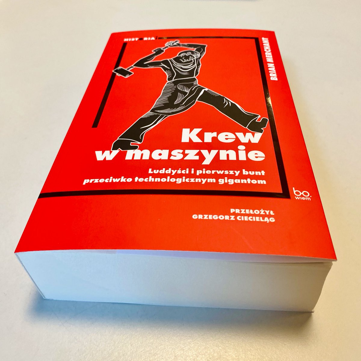 Mądre Książki (@madreksiazki) on Twitter photo 🟡 Nowość od Bo.wiem — marki Wydawnictwa Uniwersytetu Jagiellońskiego — „Krew w maszynie. Luddyści i pierwszy bunt przeciwko technologicznym gigantom” <a href="/brianmerchant/">Brian Merchant</a>. 🟡 Nowość od Bo.wiem — marki Wydawnictwa Uniwersytetu Jagiellońskiego — „Krew w maszynie. Luddyści i pierwszy bunt przeciwko technologicznym gigantom” <a href="/brianmerchant/">Brian Merchant</a>.