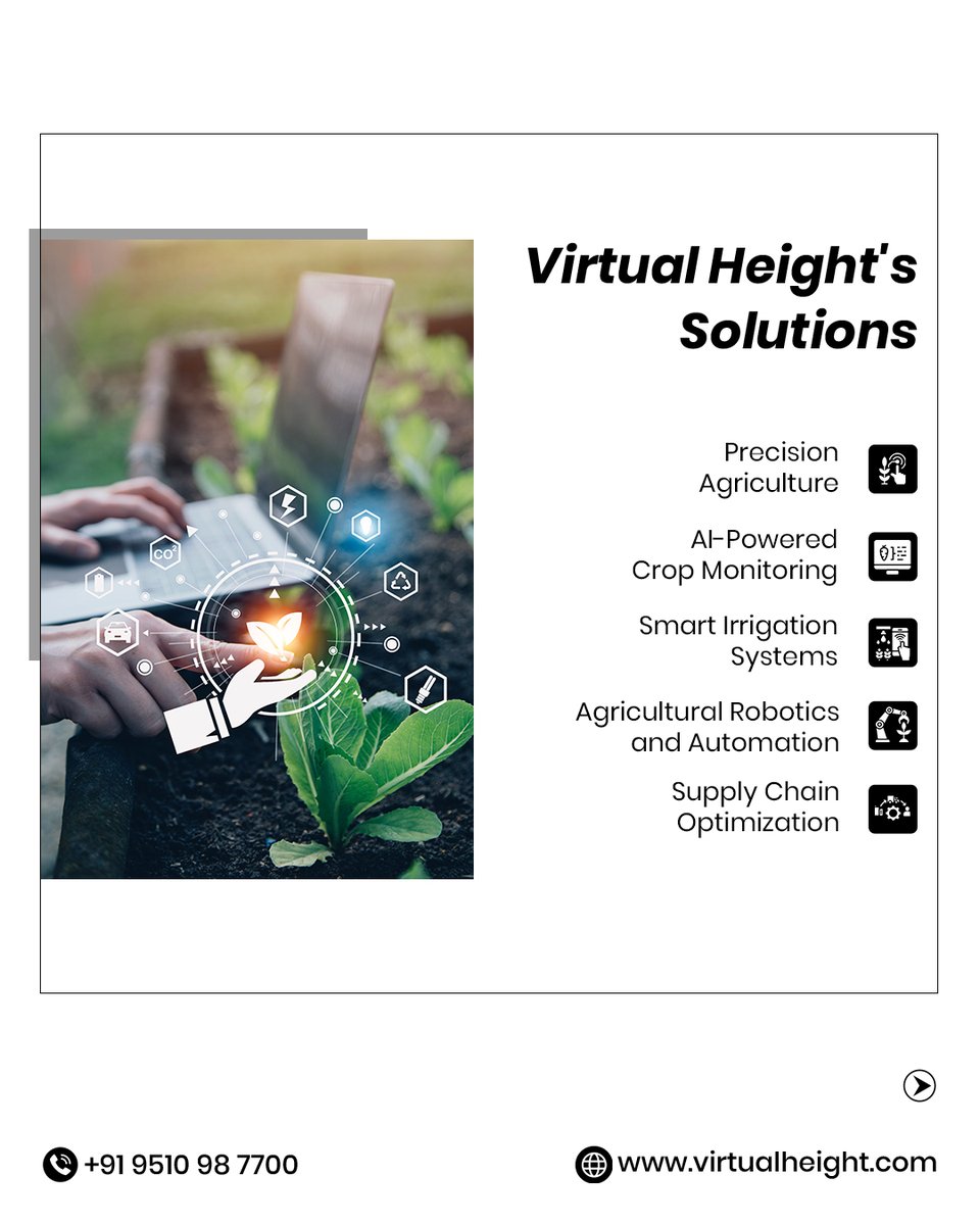 Blockchain, Metaverse & AI - Virtual Height (@virtualheight) on Twitter photo Did you know the global smart agriculture market is projected to reach a staggering $38.86 billion by 2031, with a 10.3% CAGR? This explosive growth highlights the immense potential of technology to revolutionize agriculture.
📩 info@virtualheight.com Did you know the global smart agriculture market is projected to reach a staggering $38.86 billion by 2031, with a 10.3% CAGR? This explosive growth highlights the immense potential of technology to revolutionize agriculture.
📩 info@virtualheight.com