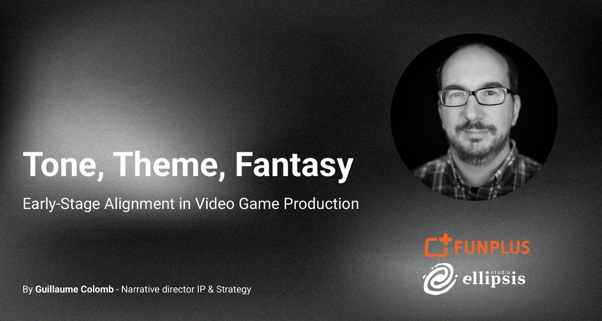 GuiColomb's tweet image. Tone, Theme &amp;amp; Fantasy as a creative alignement tool!
Speaking at PocketGamer Barcelona.

#PGConnects #StudioEllipsis #Funplus