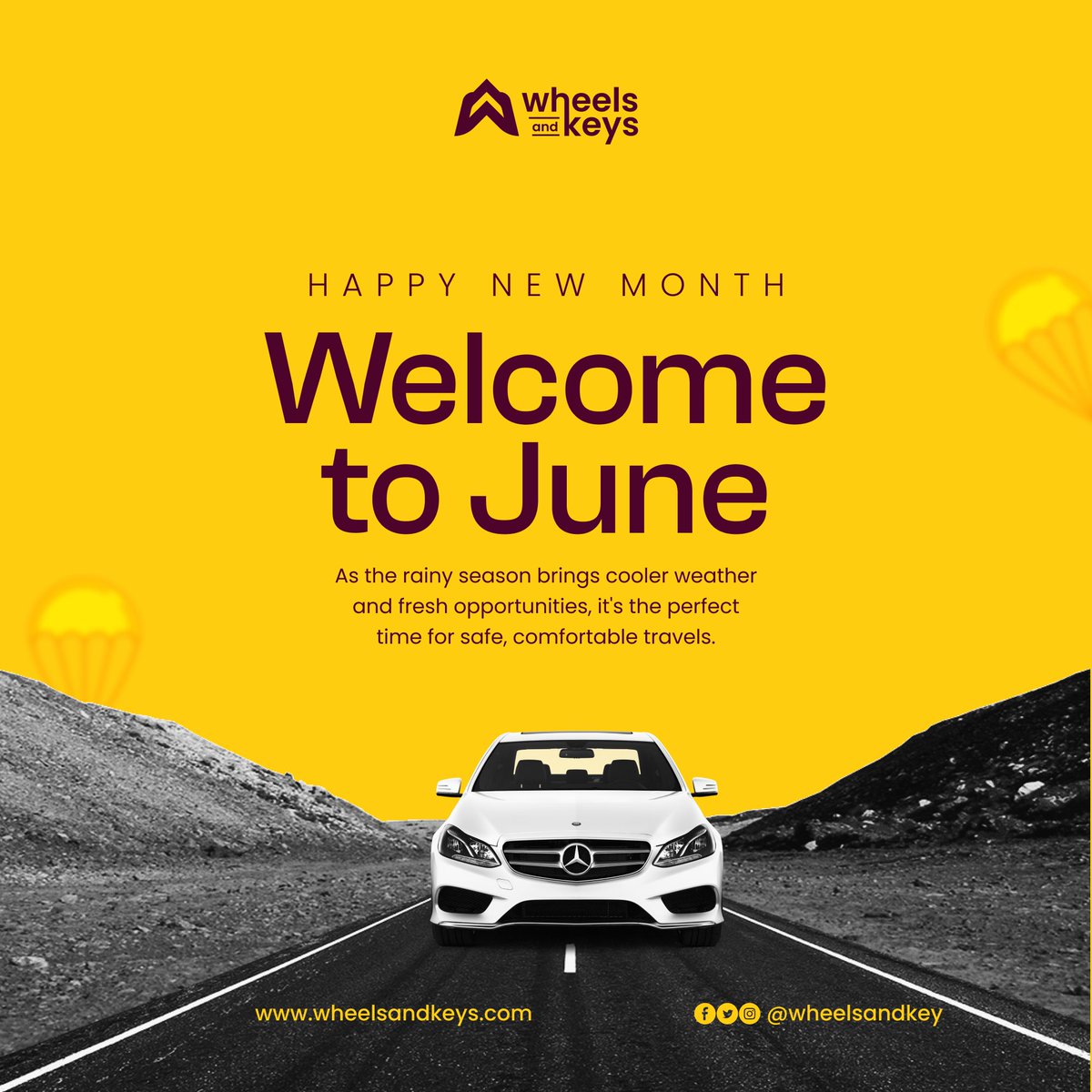 wheelsandkeys's tweet image. Happy New month