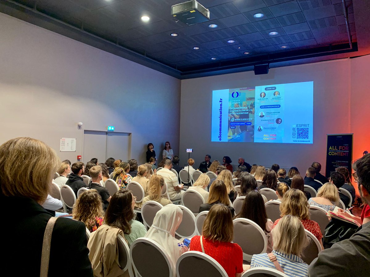 🔥 C’est parti pour <a href="/AllforContent/">All for Content</a>  !

Notre Pôle Stratégie O3 animent aujourd’hui une table ronde sur un sujet plus que jamais d’actualité 👉 (Ré)Humaniser le contenu à l’ère de l’IA et des algorithmes.

#GroupeOxygen #OxygenRP #AllForContent2025 #IA #brandcontent