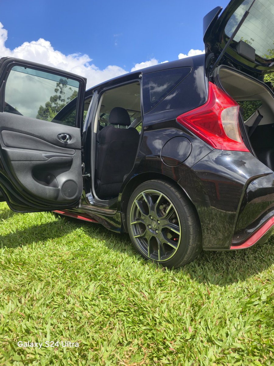 Nissan Note Nismo
2015
1600cc
5 speed manual 
130k kms (to go up upon viewing)
Very clean
Ksh. 1,090,000
0701888990