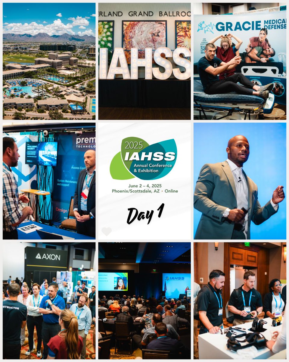 From engaging sessions to meaningful connections, the momentum built on Day 1 of the 57th #IAHSS Annual Conference &amp; Exhibition set a strong tone for the rest of the event!
:
#IAHSS2025 #HealthcareSecurity #ReadyToLead #AnnualConference #NetworkingEvent #SafetyInHealthcare