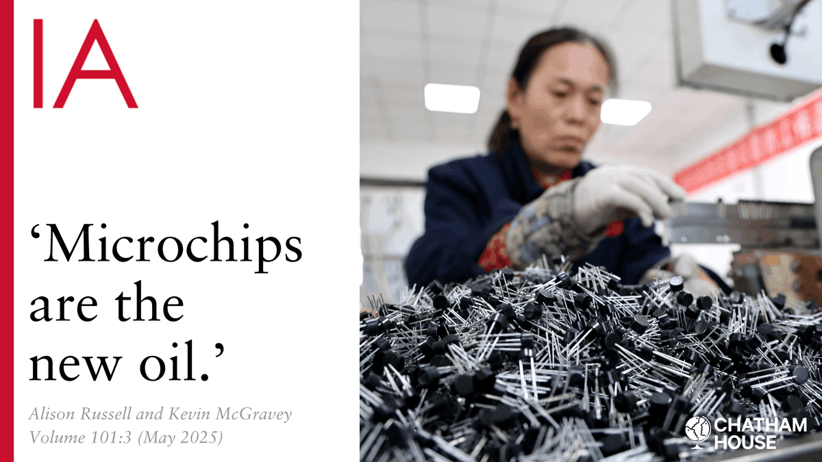 International Affairs (@iajournal_ch) on Twitter photo What are the parrallels between oil and AI? The development, production, use, control of & competition over oversemiconductor chips offer lessons from past conflicts and crises, write Alison Russell & Kevin McGravey (<a href="/Merrimack/">Merrimack College</a>).
Read their IA policy paper here: What are the parrallels between oil and AI? The development, production, use, control of & competition over oversemiconductor chips offer lessons from past conflicts and crises, write Alison Russell & Kevin McGravey (<a href="/Merrimack/">Merrimack College</a>).
Read their IA policy paper here: